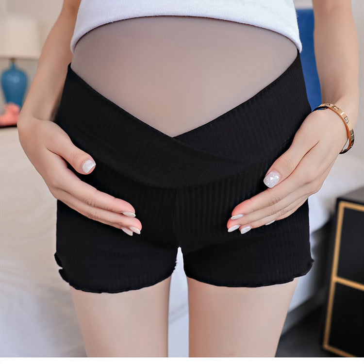 Maternity Wear,Leggings, Low-Waist Shorts, All-Match Safety Pants, Pregnant Women&