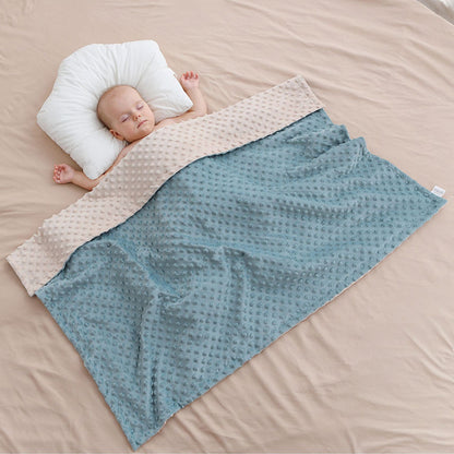 Baby Blanket For Girls Super Soft Double Layer With Dotted Backing Soft Baby Blanket With Dotted Backing Newborn Nursery Swaddling Blankets Infants Boys Girls Receiving Blanket For Toddler