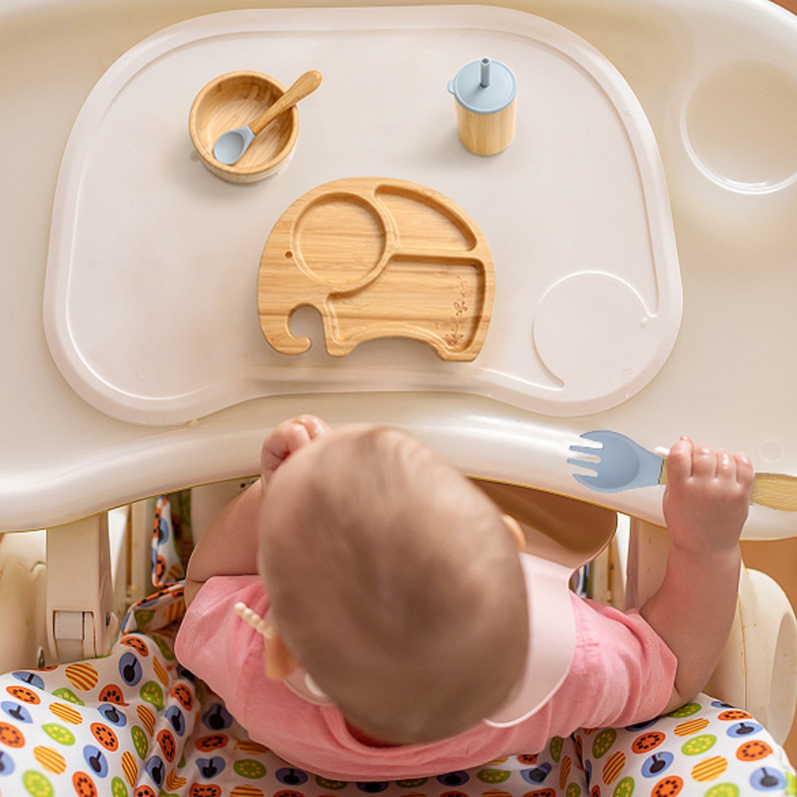 Elephant Dinner Plate For Infants And Young Children