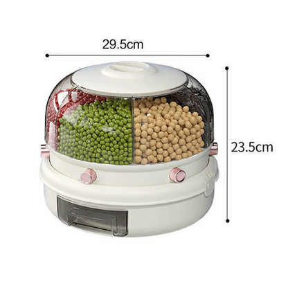 Sealed Rotating Grains Container