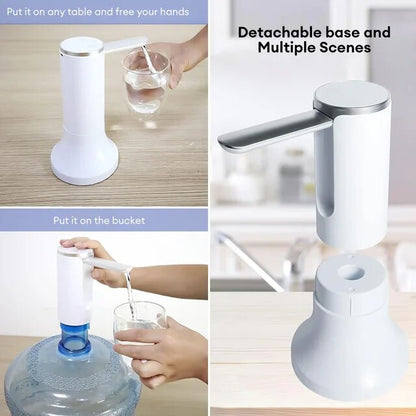 Portable Electric Water Dispenser Pump Bottle Foldable